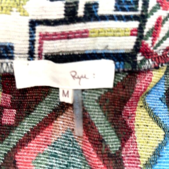 Ryu Open Jacket Medium M Womens Southwestern Fringe Multicolor Fitted Sleeves - Picture 5 of 16